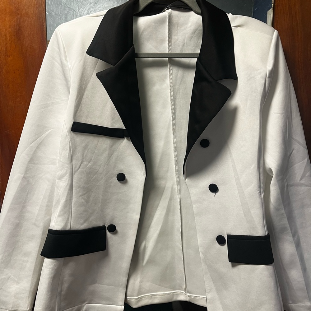 Gorgeous black and white jacket